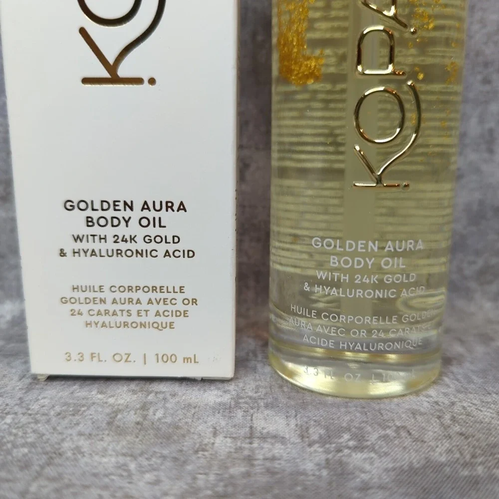 Kopari Golden Aura Body Oil 24K Gold & Hyaluronic Acid 3.3 oz.
